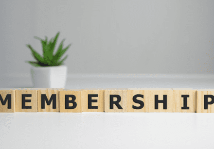 Membership in block letters